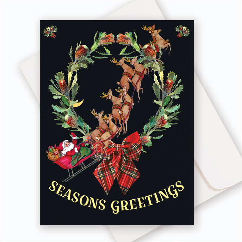 X002SG Banksias with Reindeer.