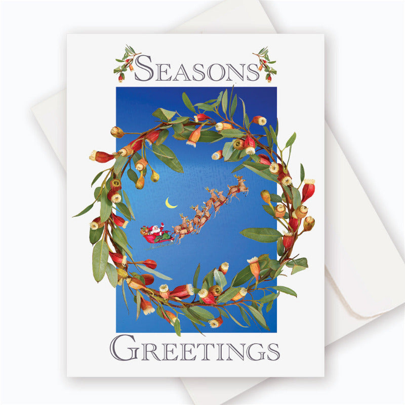 X013SG Fushia Gum Wreath (B)