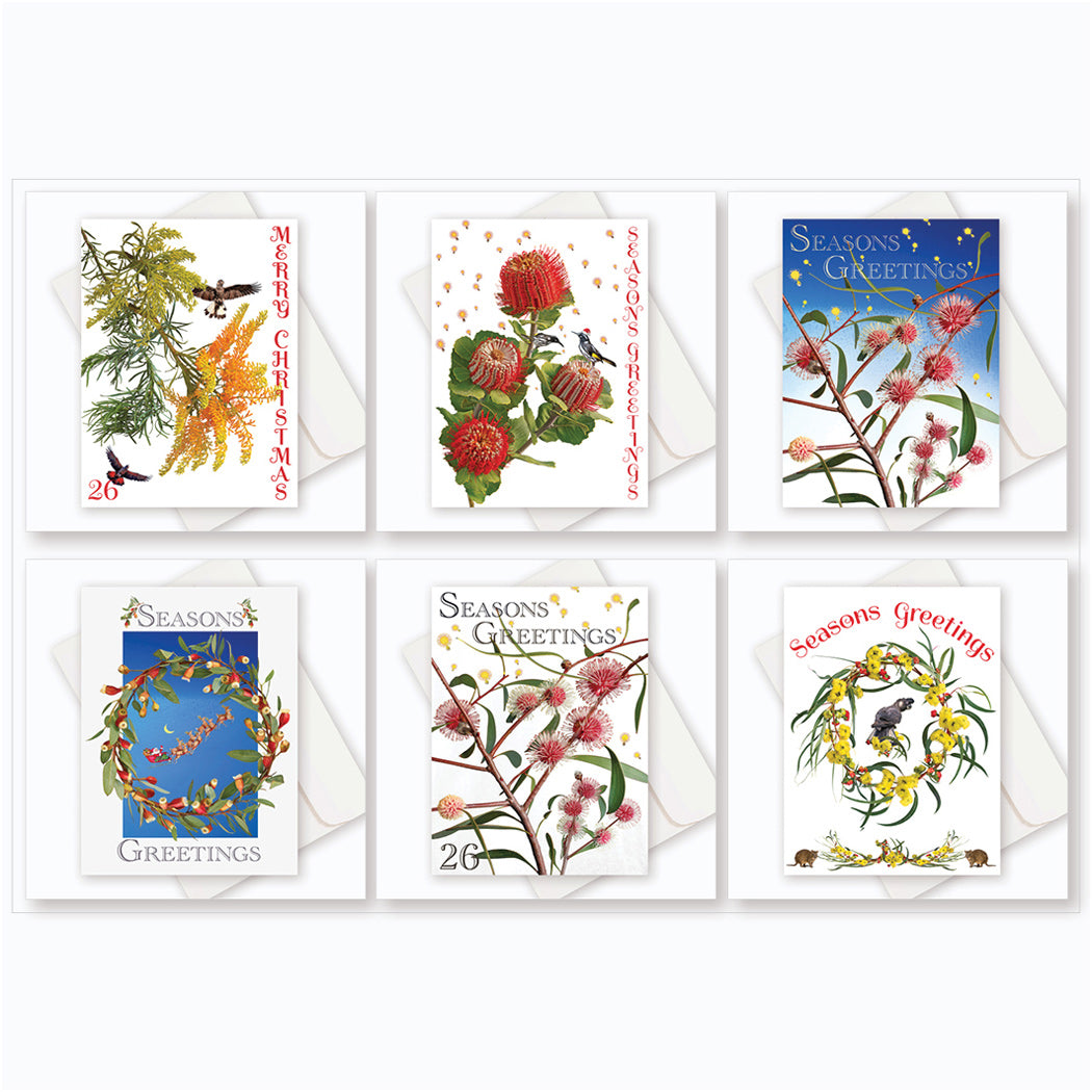 X016 CHRISTMAS PACK OF 6: $36