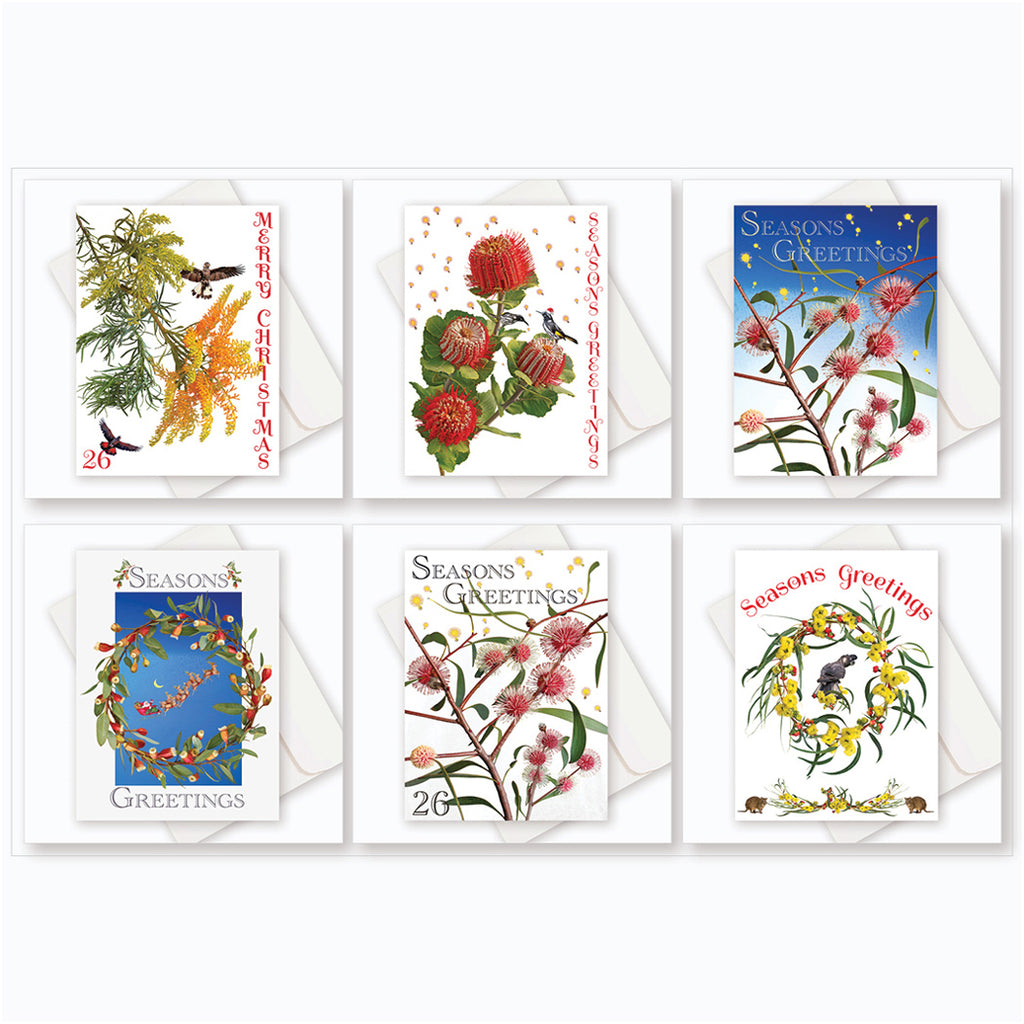 X016 CHRISTMAS PACK OF 6: $36